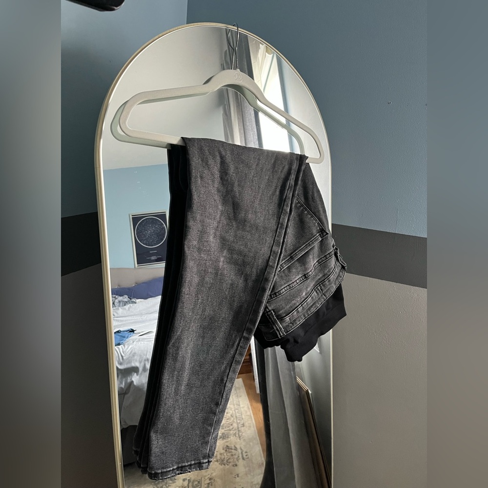 UGC BLANQI Denim Postpartum Support Skinny Jeans - Charcoal Wash / 14